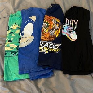 Multiples Kids Short Sleeve Tees - Blue, Green, Black